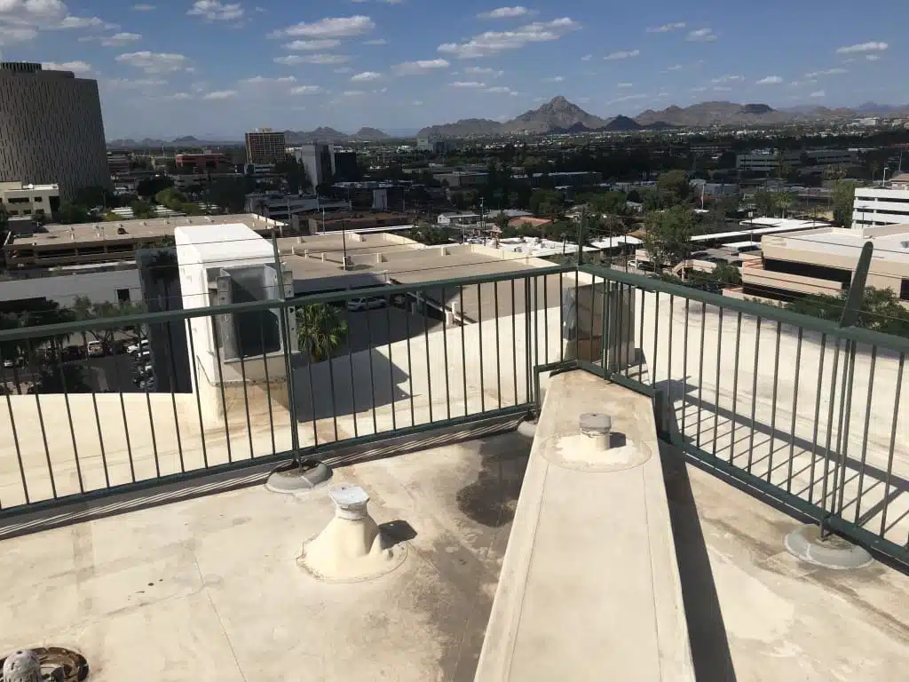 Building roof inspection in Arizona