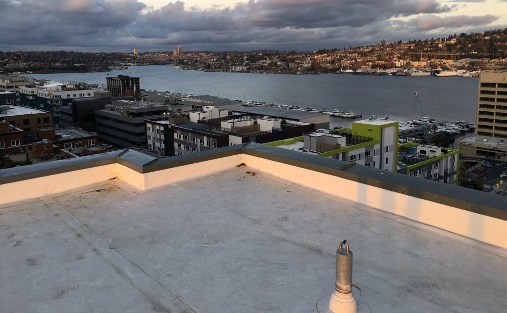A rooftop anchor inspection in Seattle by Wikstrom Engineering
